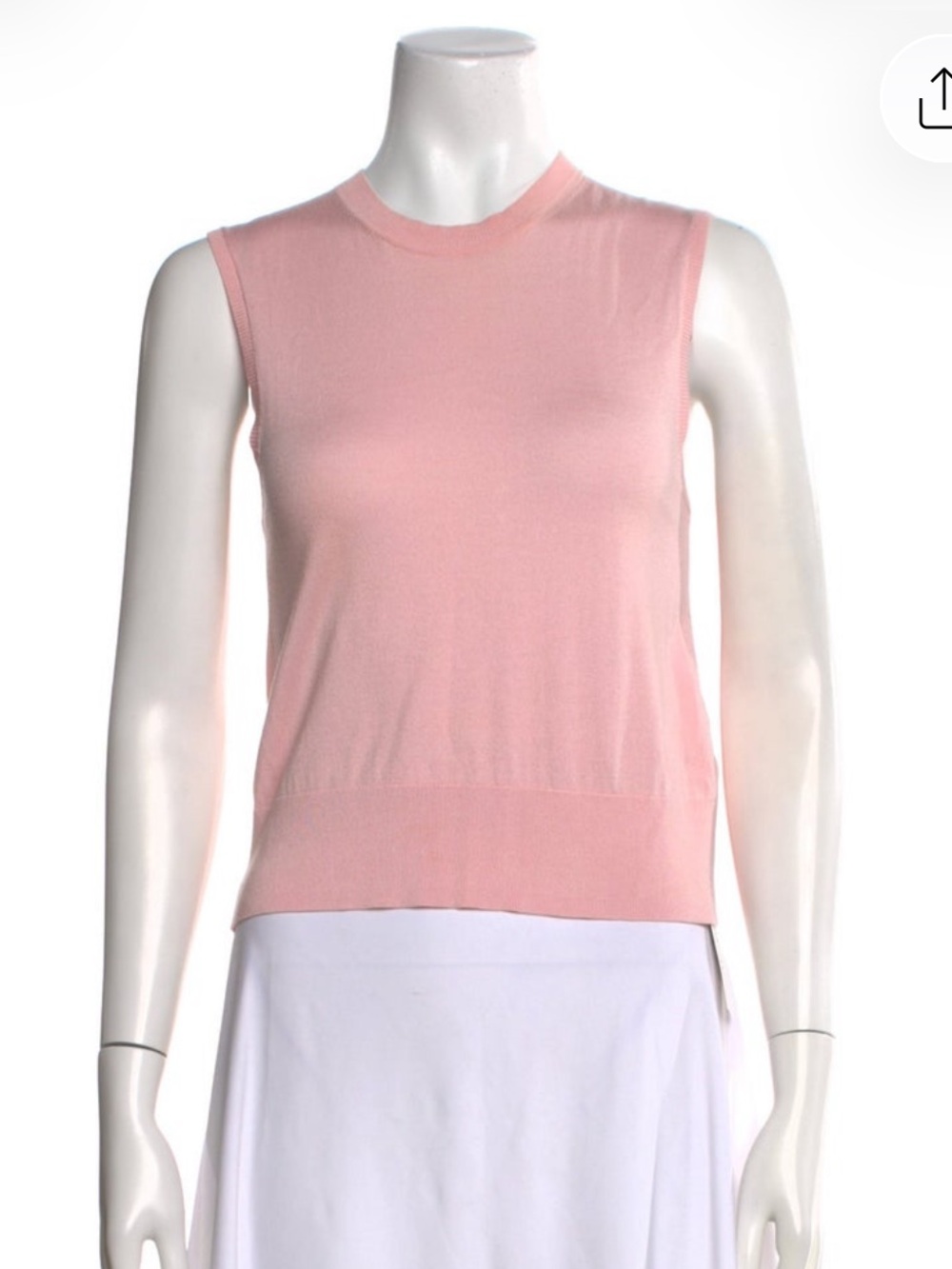 RENGGLI SILK CASHMERE SLEEVELESS KNIT